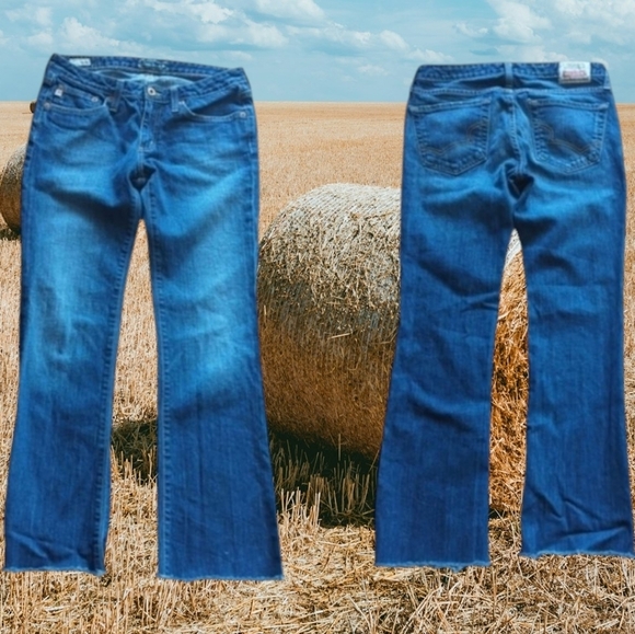 Big Star Denim - Big Star denim Mia boot cut western rancher raw edge blue jeans W28 L29